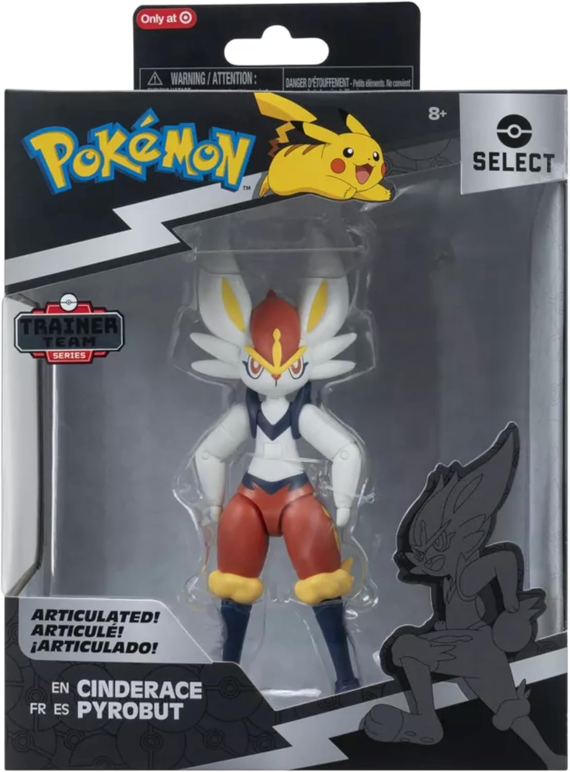 Cinderace Pokémon Select Serie 2 – Figura Coleccionable 6” Oficial Jazwares - Image 2